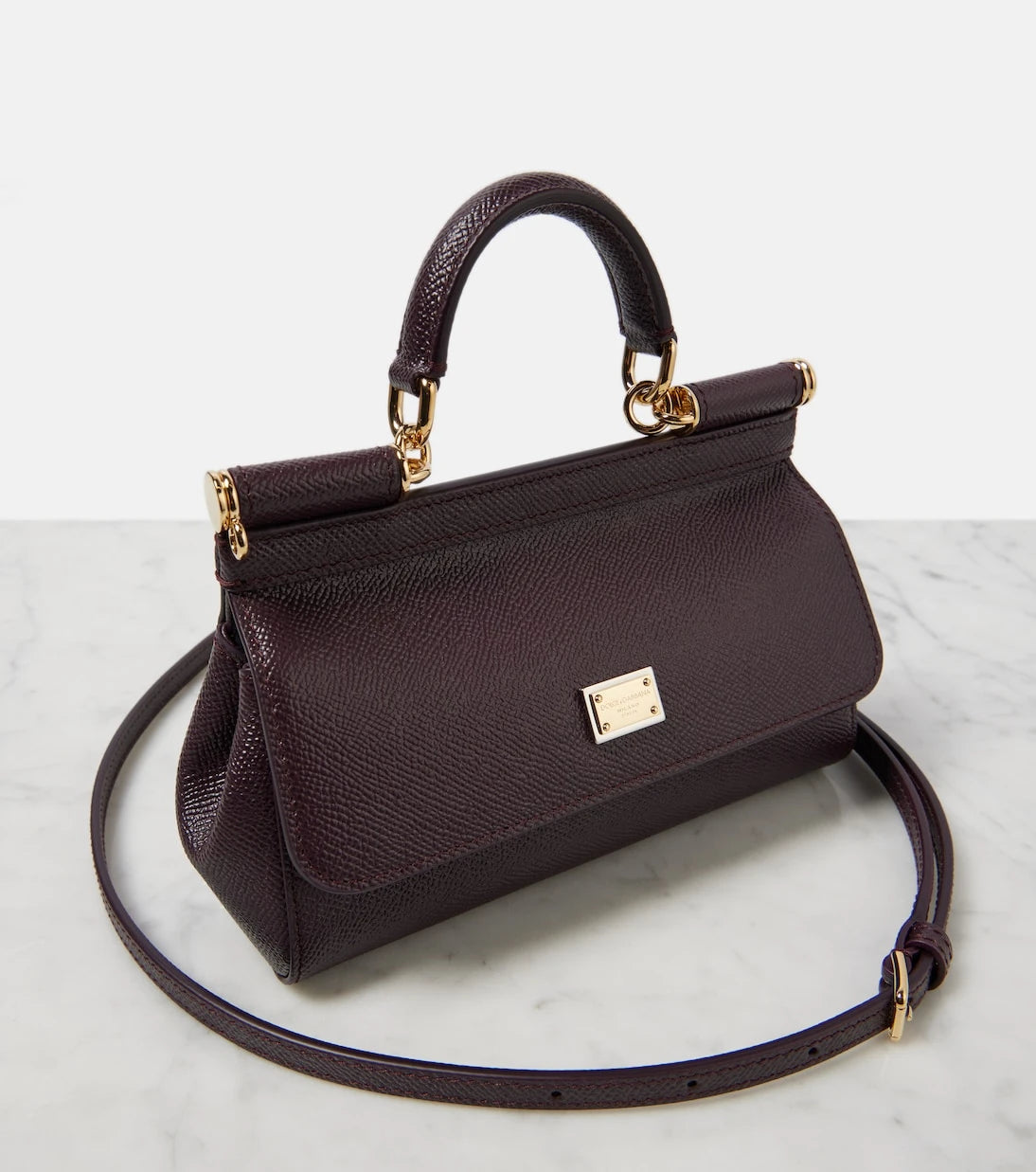 Dolce&Gabbana - Sicily Small leather tote bag