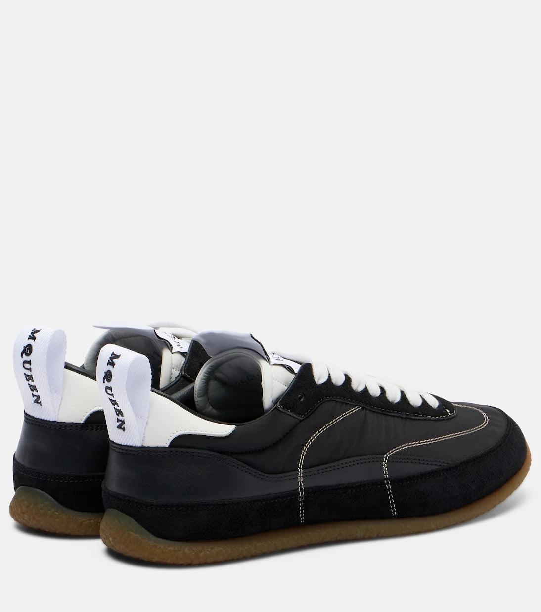 McQueen - EC1 suede-trimmed sneakers