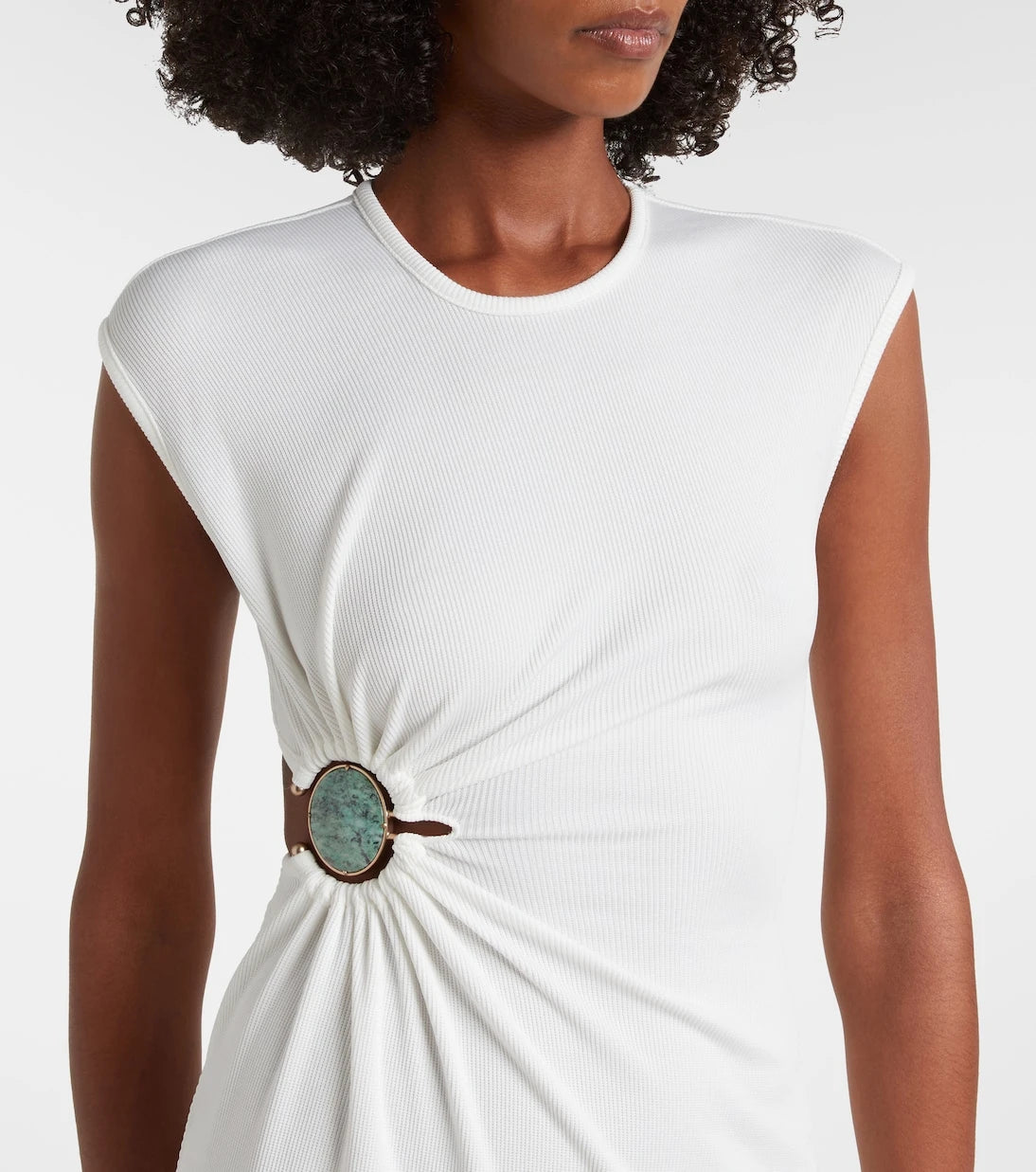 Christopher Esber - Mineral Stone embellished jersey gown
