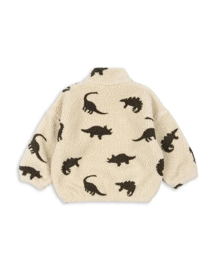 Konges Sløjd поларен суичър за деца JODY TEDDY HALF ZIP GRS