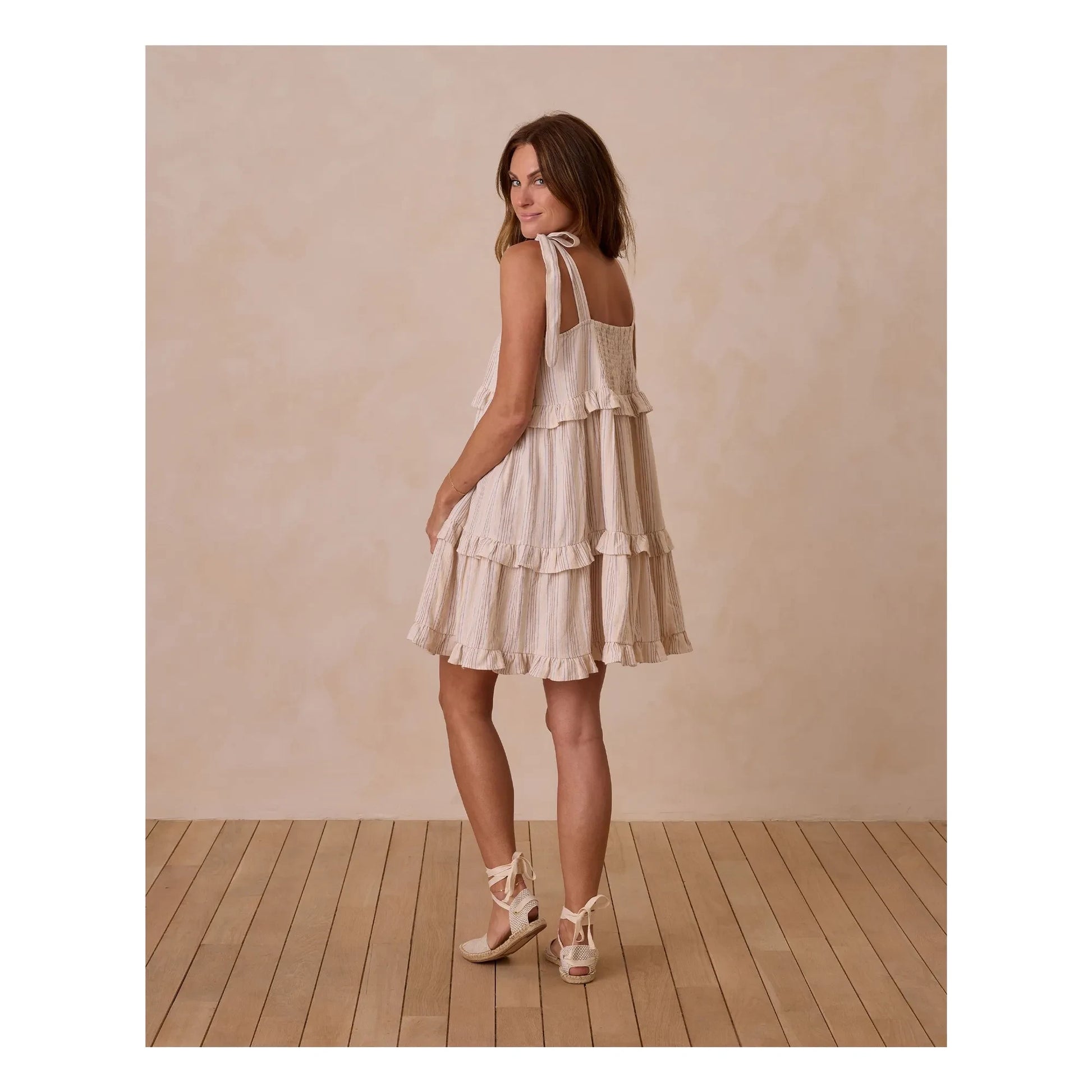 Rylee + Cru - Volant dress | Ivory