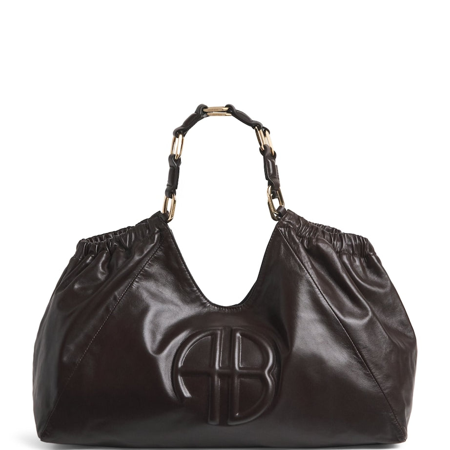 ANINE BING Brown Medium Leather Kate Tote Bag