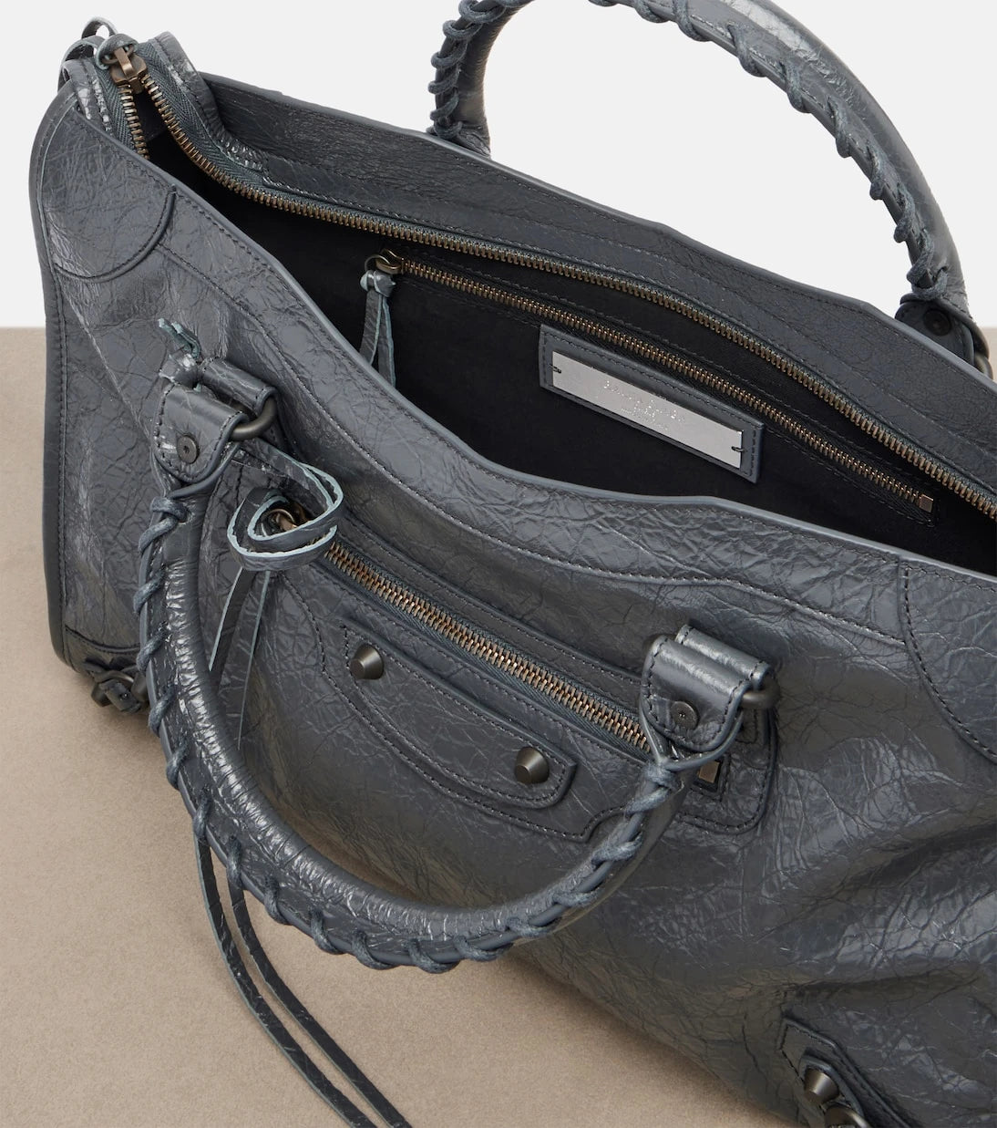 Balenciaga - Le City leather top-handle bag