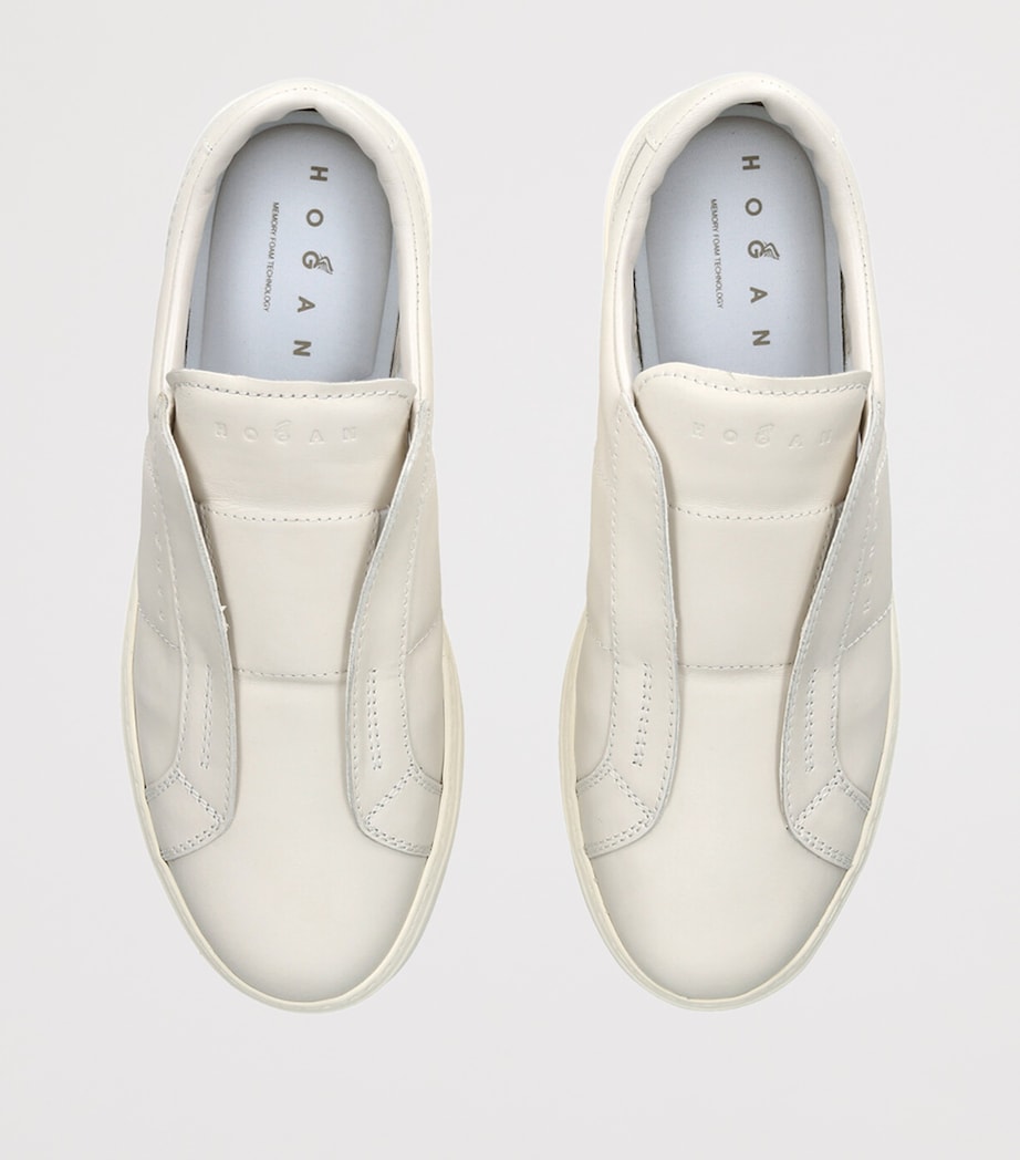 Leather H668 Slip-On Sneakers