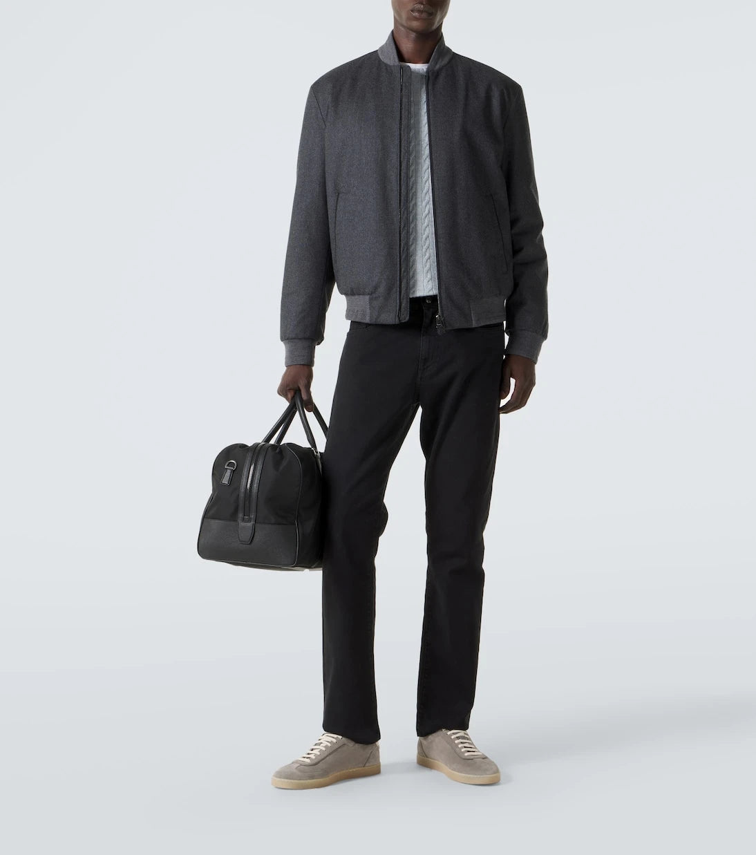 Canali - Wool bomber jacket