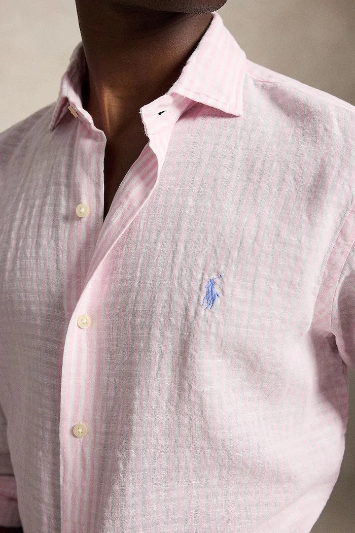 Polo Ralph Lauren риза мъжка с лен