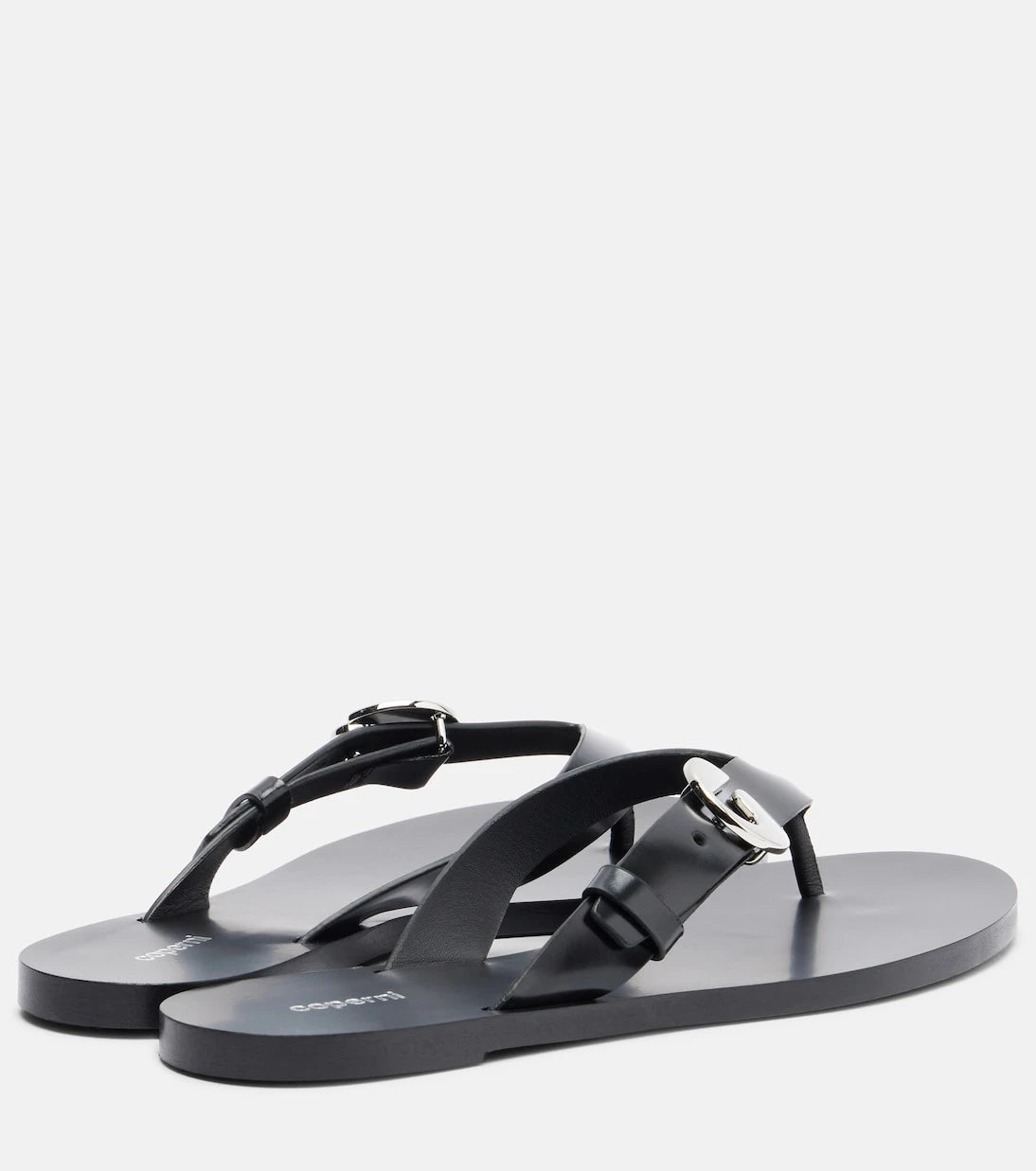 Coperni - Logo leather thong sandals