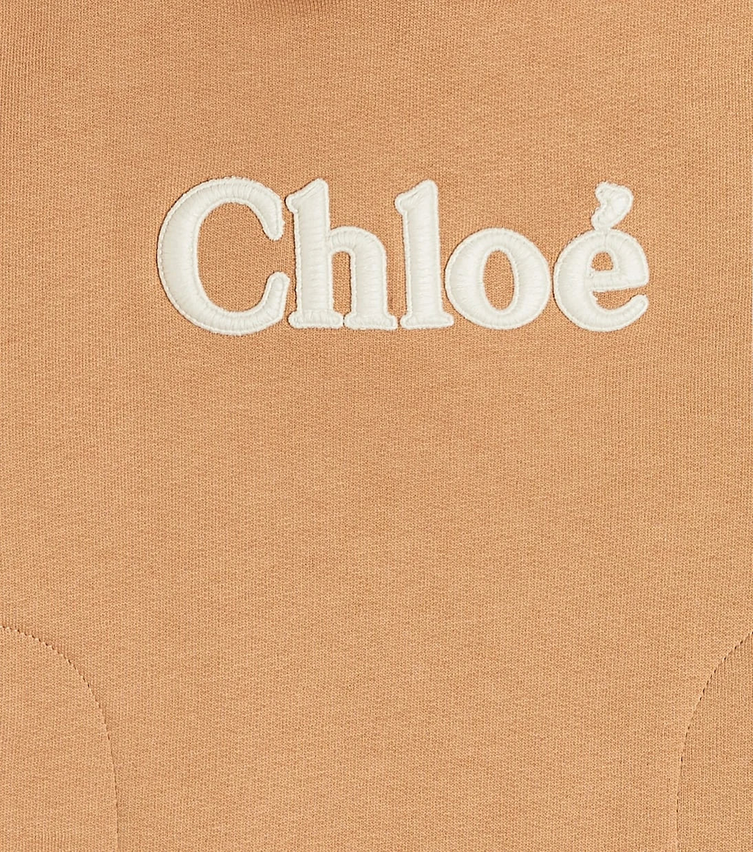 Chloé Kids - Logo cotton hoodie
