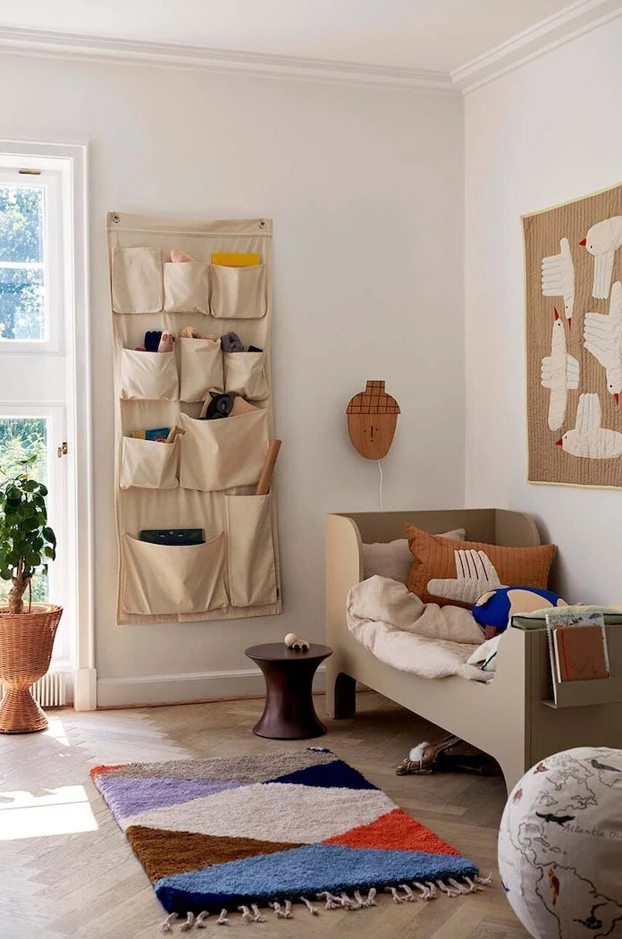 Стенен органайзер ferm LIVING Canvas XL Wall Pockets