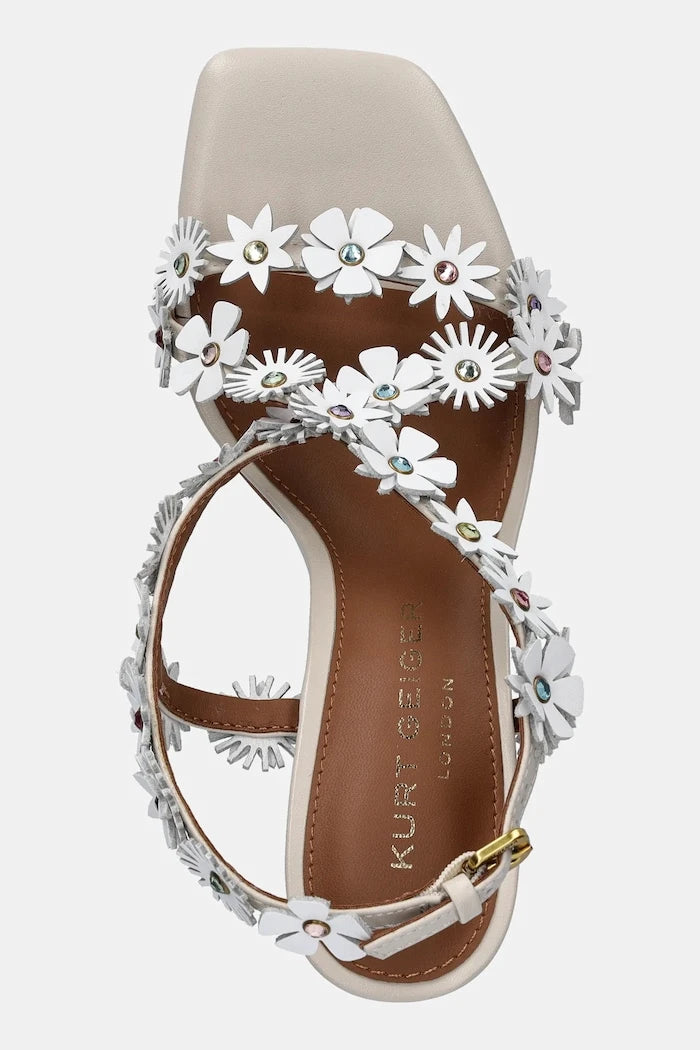 Кожени сандали Kurt Geiger London Flower Sandal