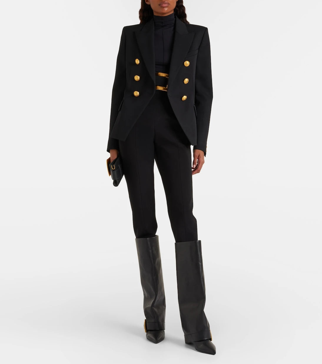 Balmain - High-rise slim pants