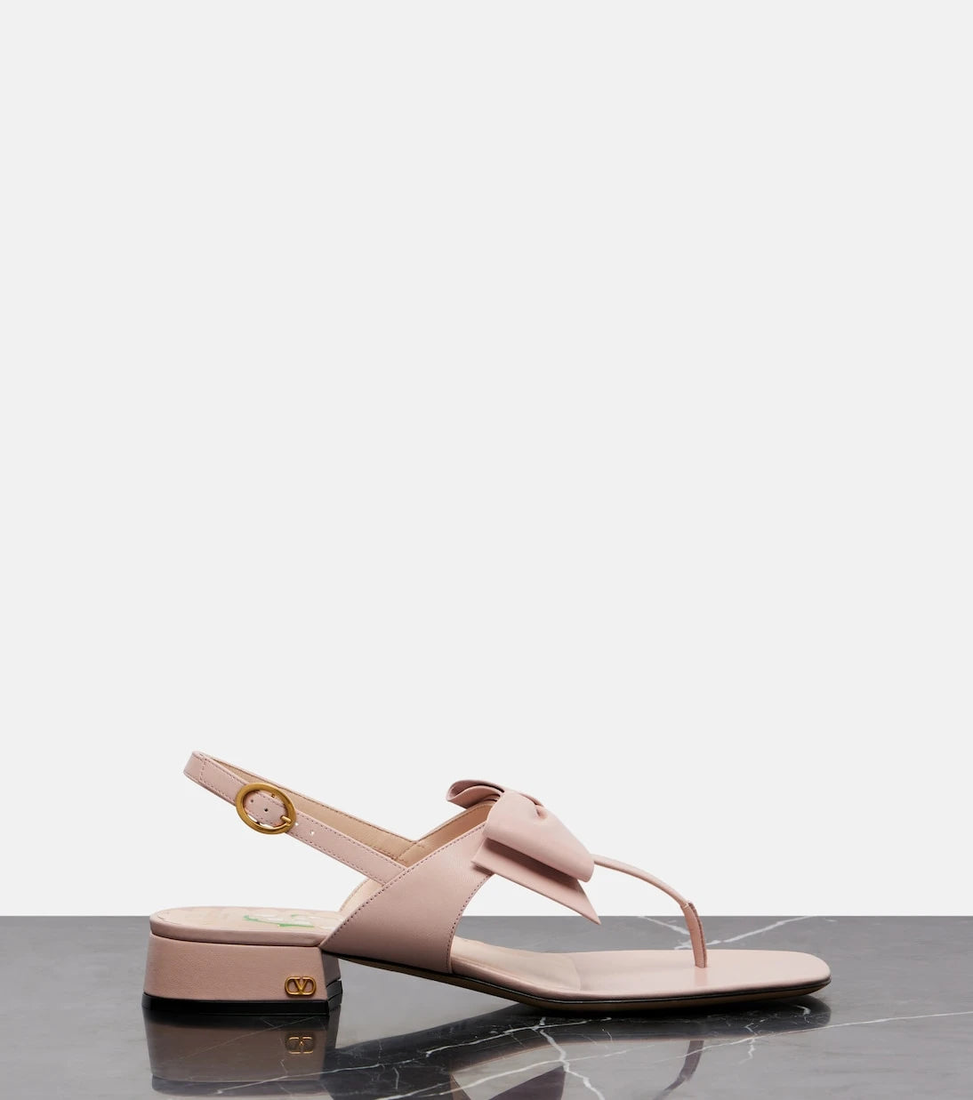 Valentino Garavani - Bowow 25 leather thong sandals