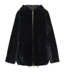 Prada Black Shearling Reversible Jacket