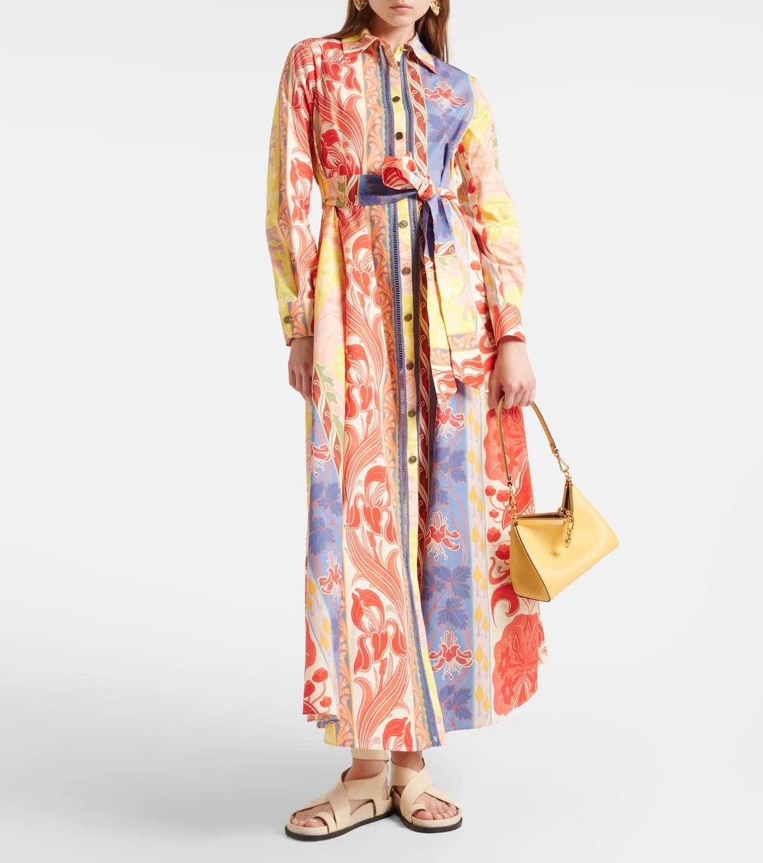 Etro - Printed cotton-blend shirt dress