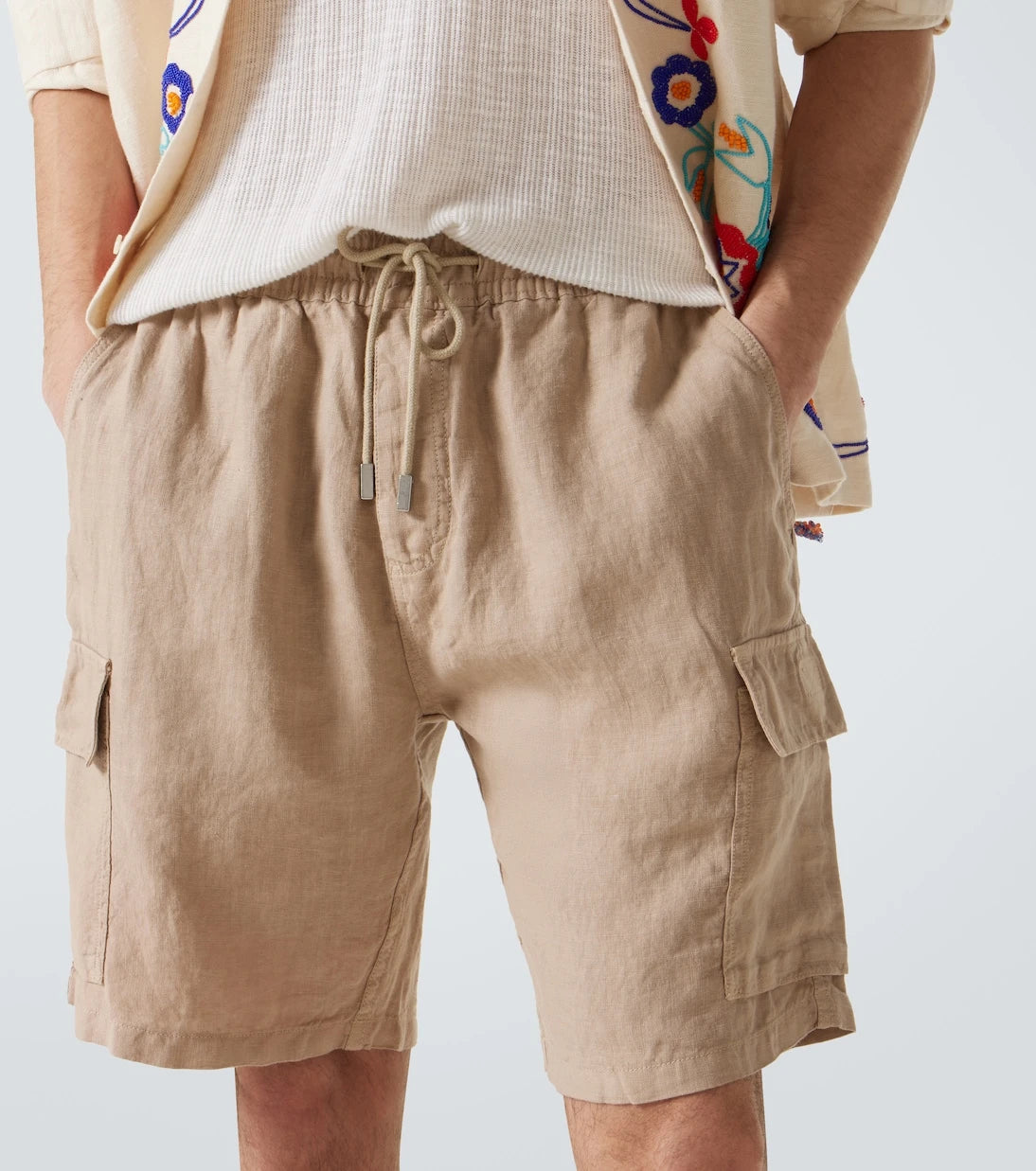 Vilebrequin - Baie cargo linen shorts