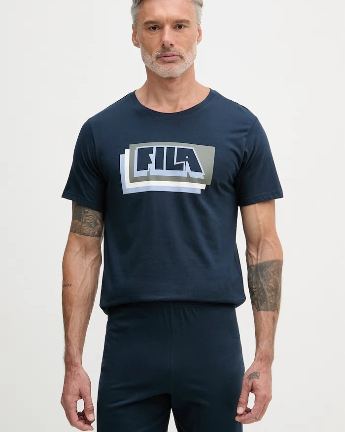 Fila erkek pamuklu iki parçalı pijama