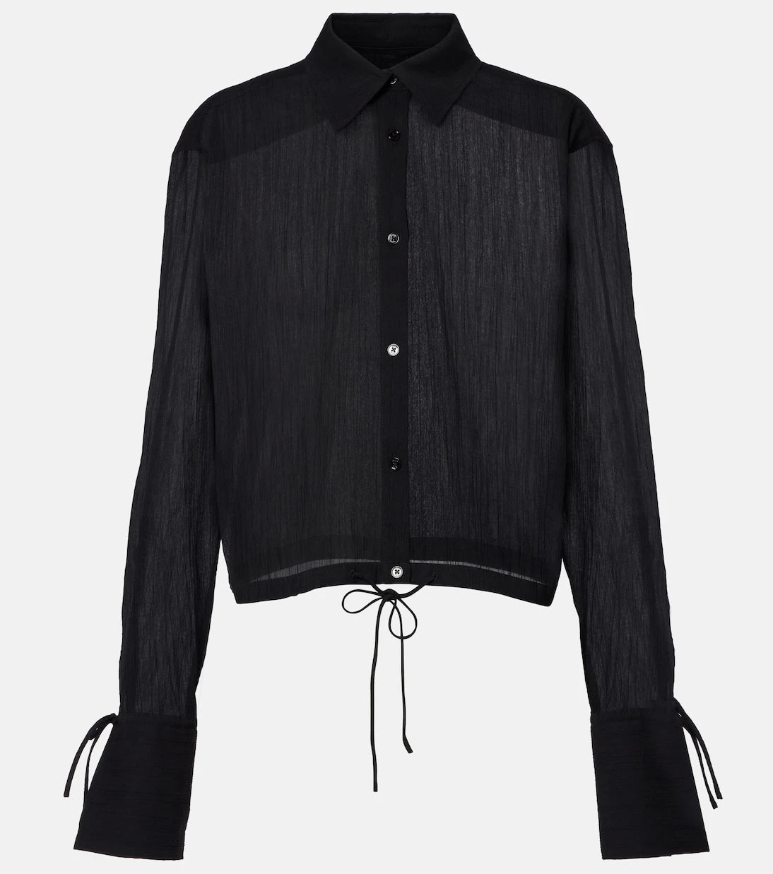 Toteme - Cropped cotton shirt