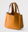 Prada Orange Mini Leather Top-Handle Bag