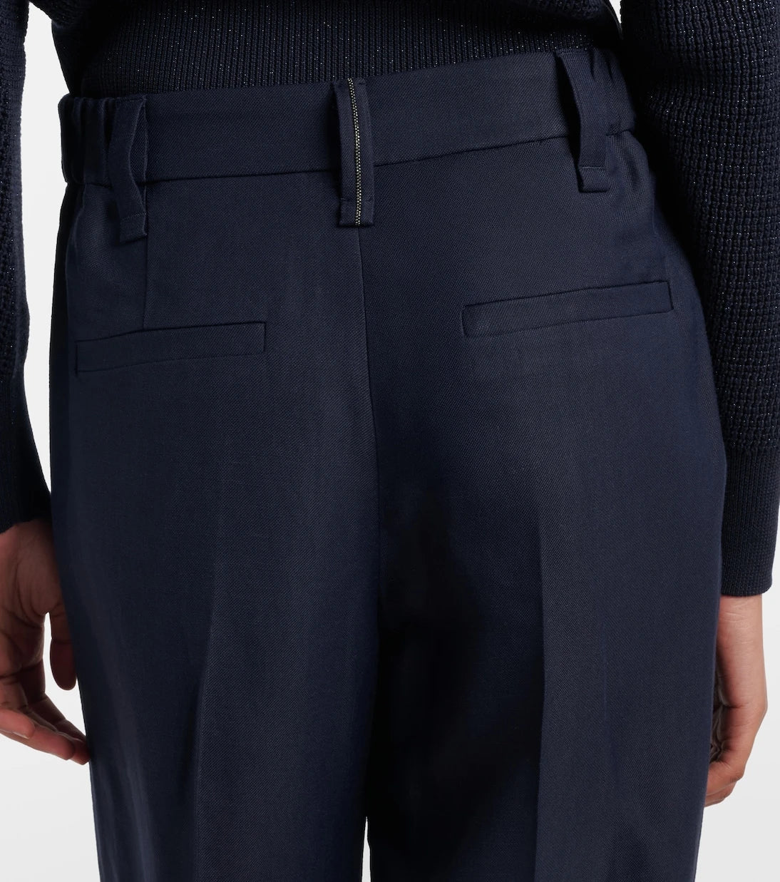 Brunello Cucinelli - Kısa ve geniş paça pantolon