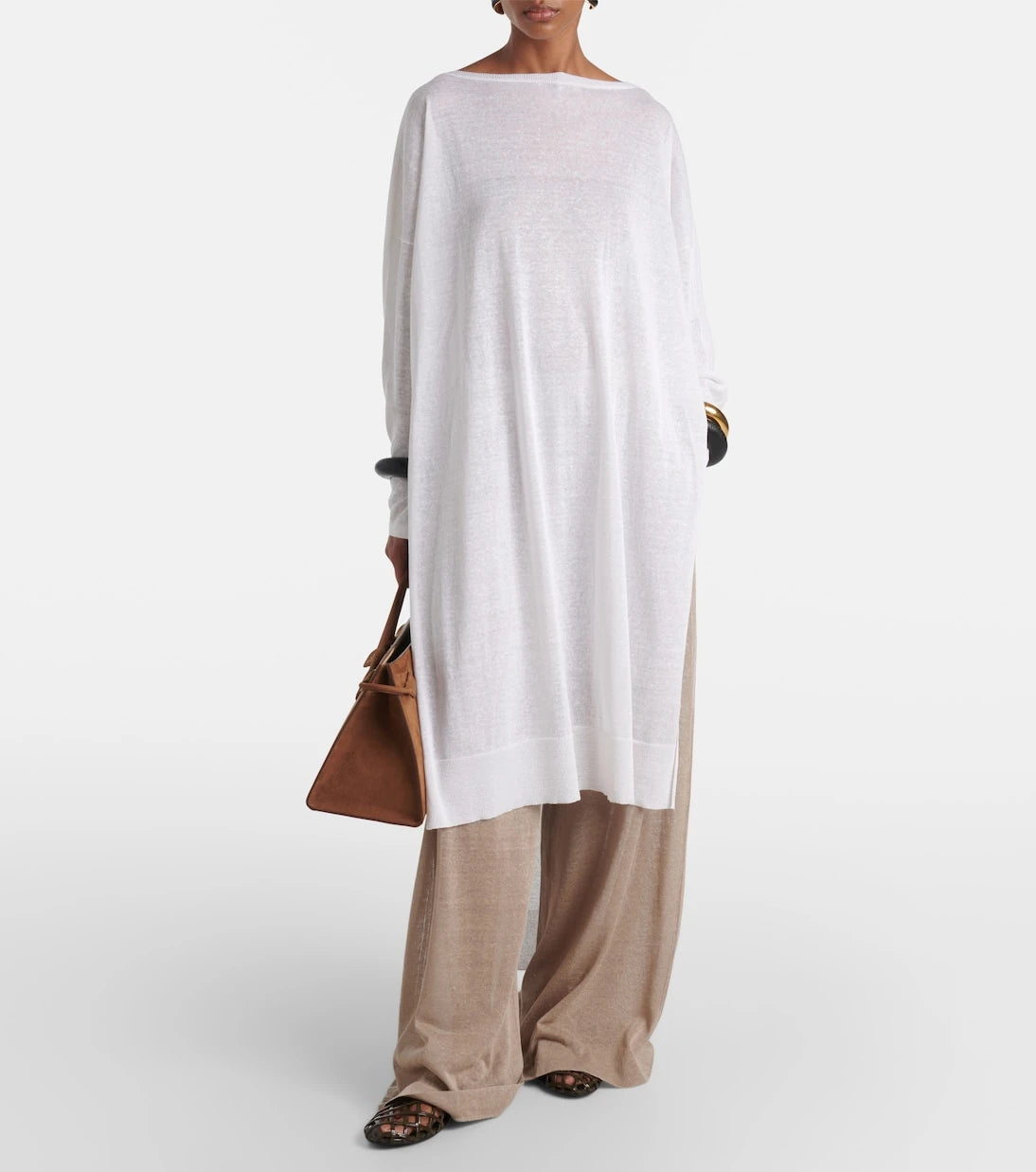 Alaïa - Le Teckel suede tote bag