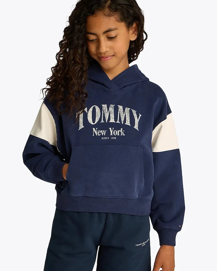 Tommy Hilfiger Çocuk Pamuklu Sweatshirt