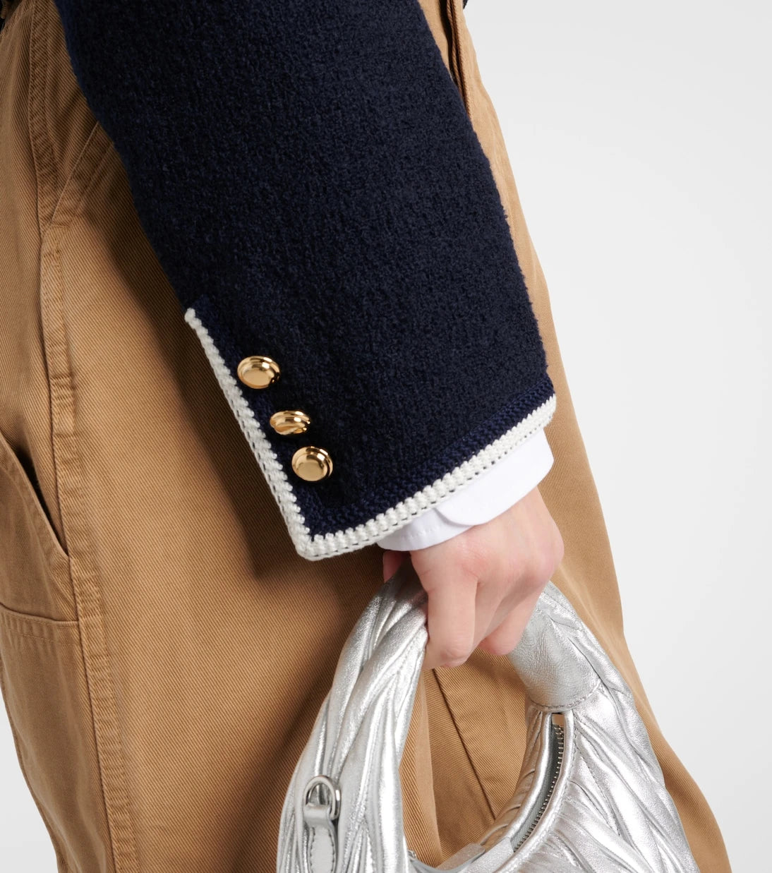 Miu Miu - Cropped wool-blend tweed jacket