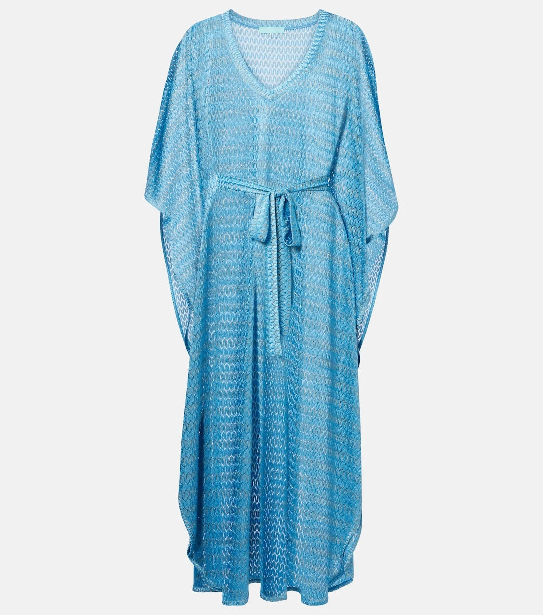 Melissa Odabash - June chevron lamé kaftan