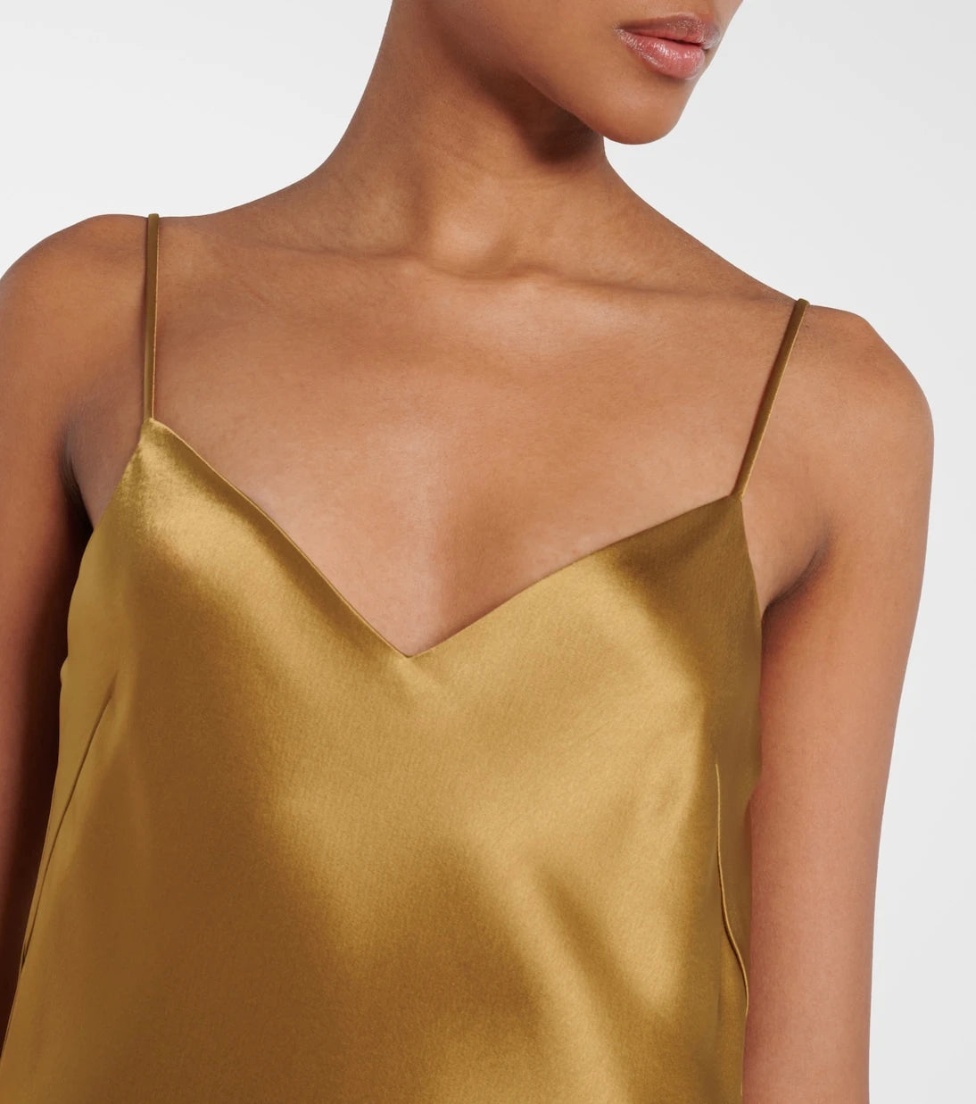 Galvan - Provence satin slip dress