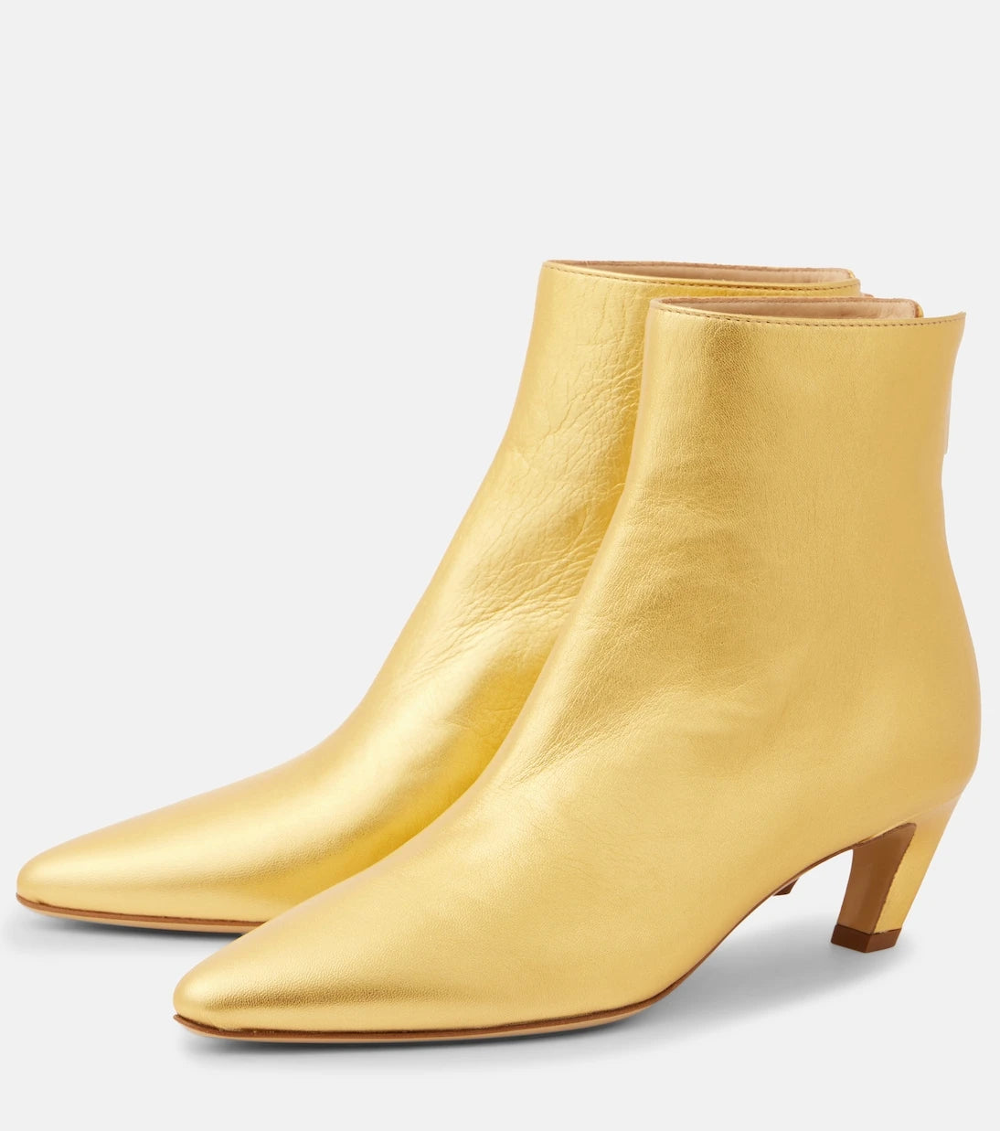 Gabriela Hearst - Clayton metallic leather ankle boots