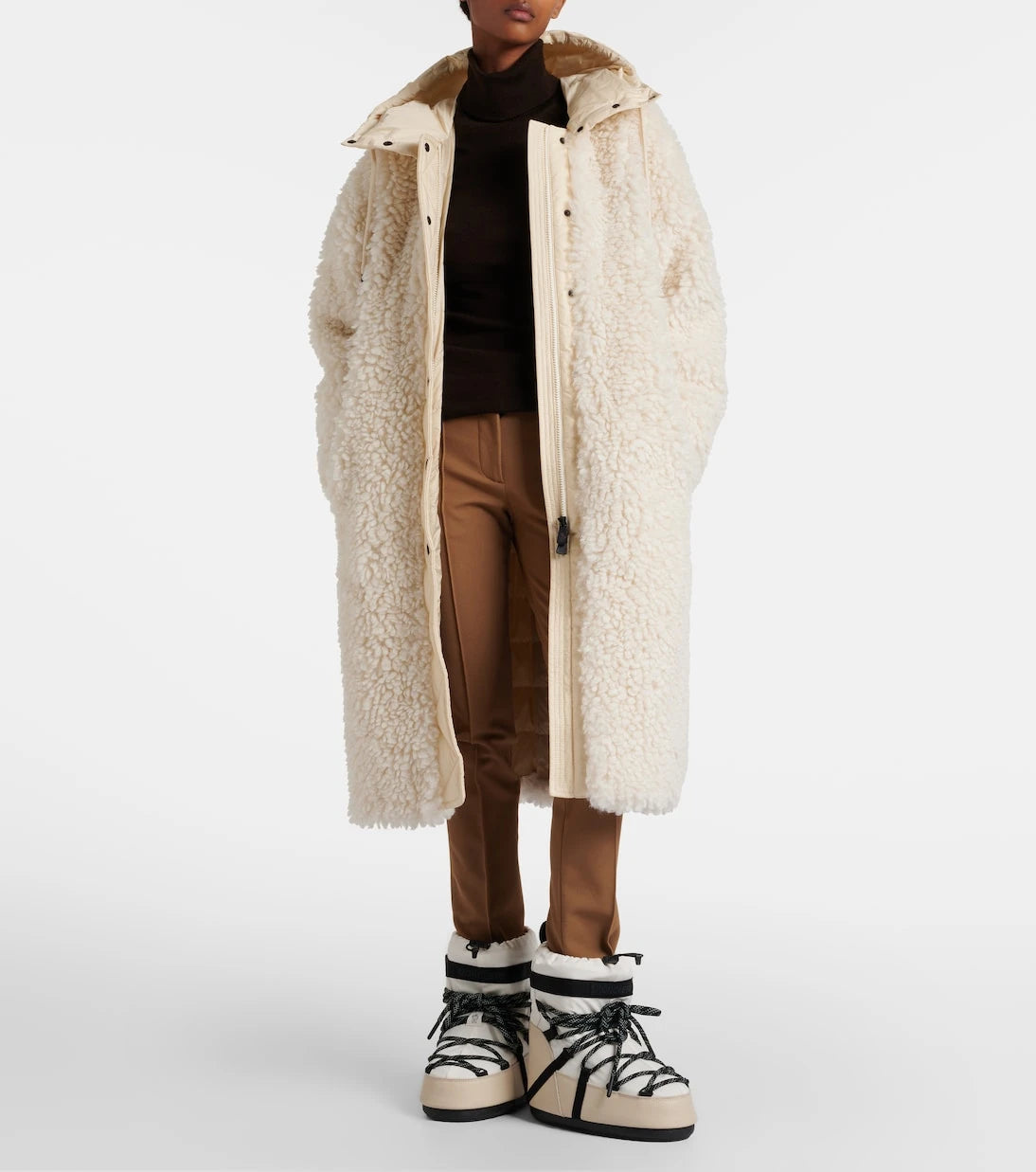 Moncler Grenoble - Blavet hooded teddy down coat