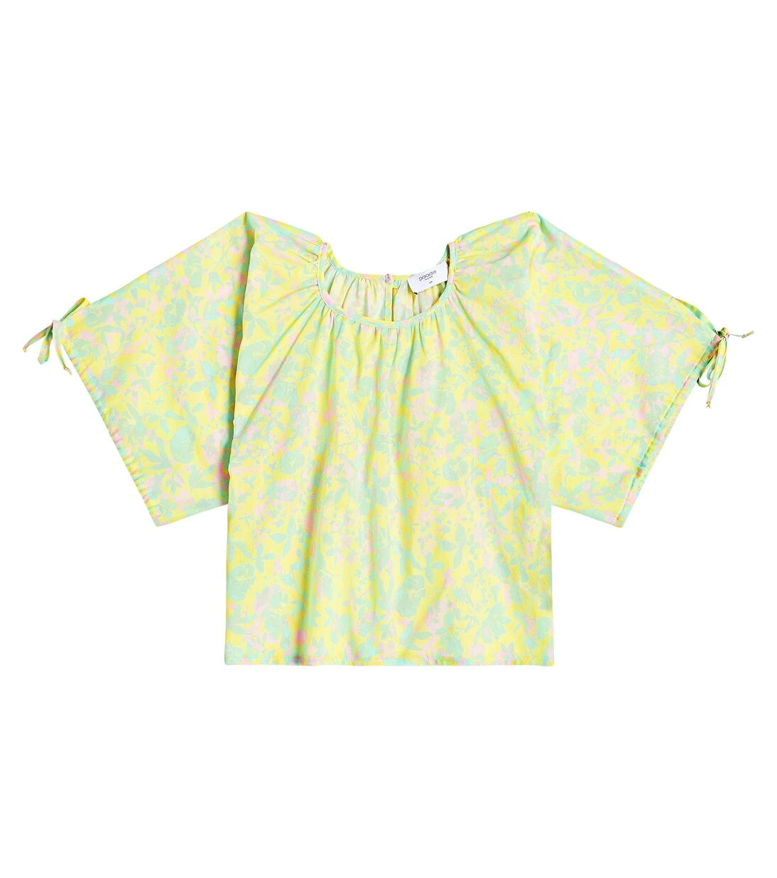 Paade Mode - Printed cotton chiffon blouse