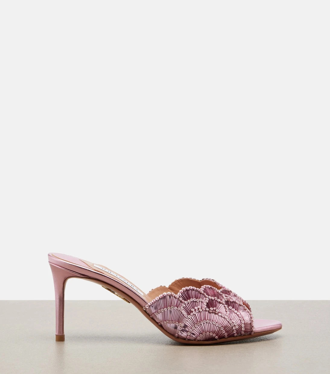 Aquazzura - Ce Soir sequined mules