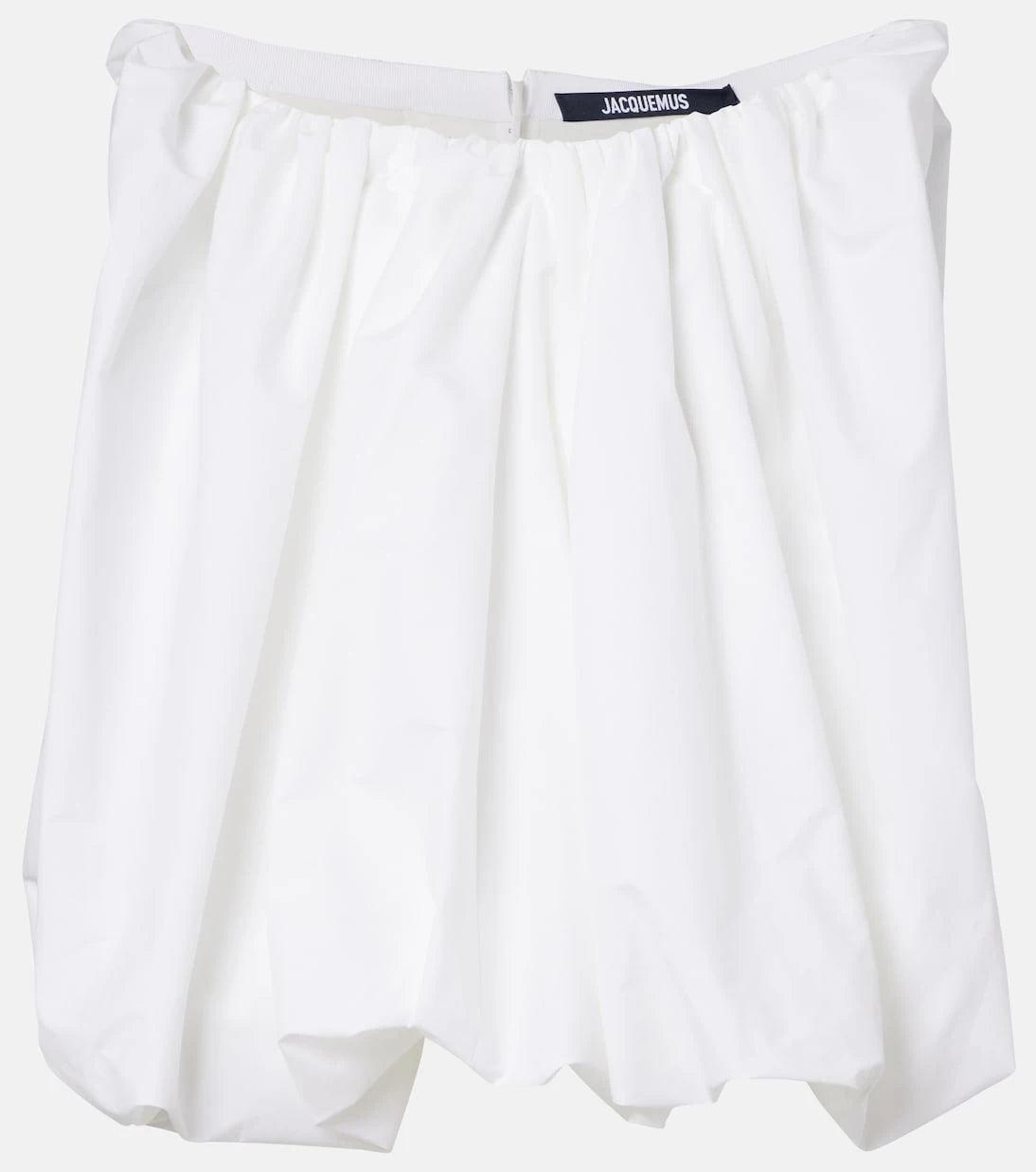 Jacquemus - Lavande gathered off-shoulder cotton-blend top