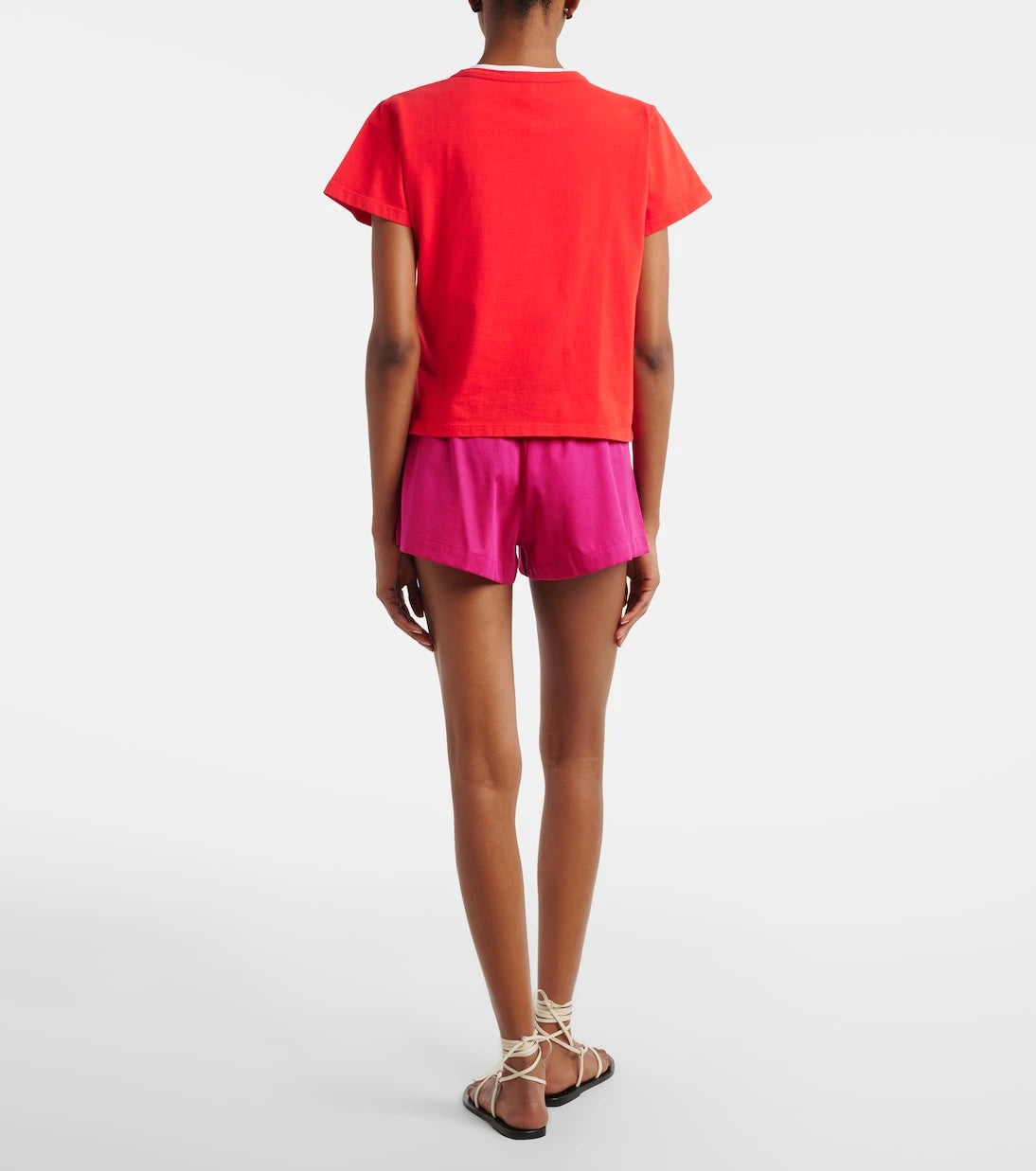 Leset - Yoko cotton poplin shorts