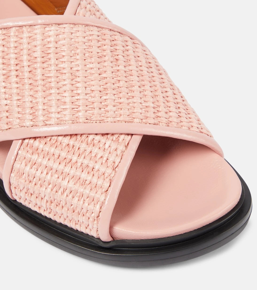 Marni - Fussbet raffia-effect sandals