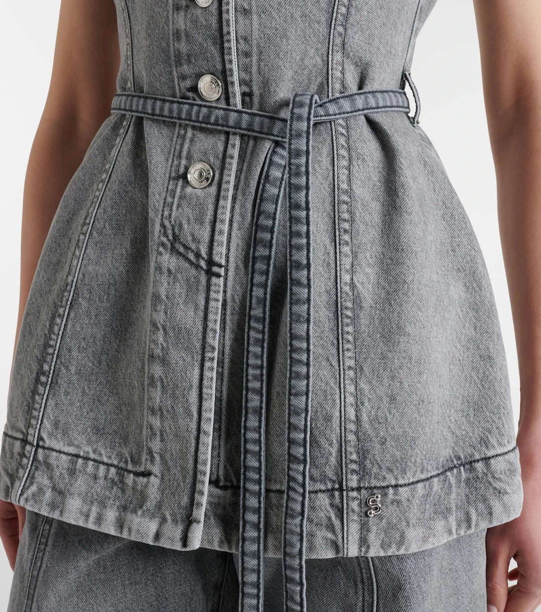 Sportmax - Orli denim vest