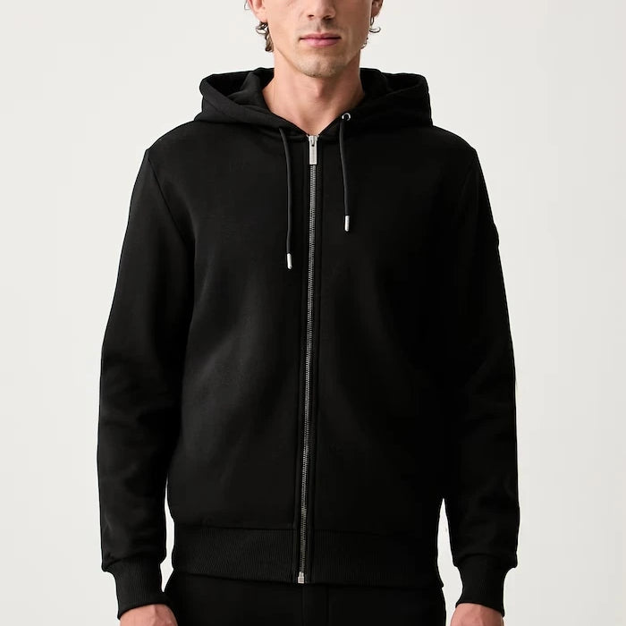 Colmar fermuarlı kapüşonlu erkek pamuklu sweatshirt