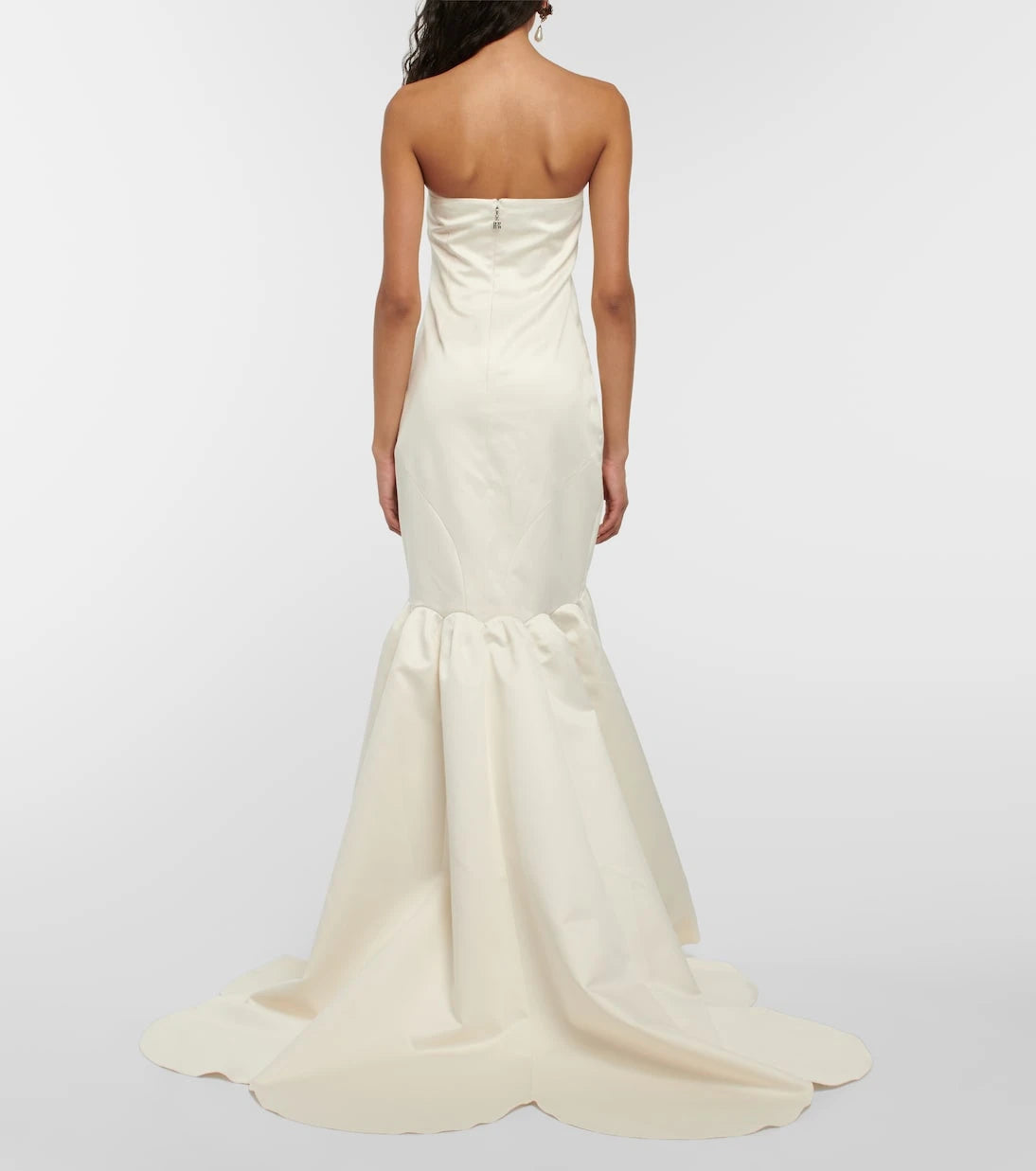 Rotate - Bridal strapless twill gown
