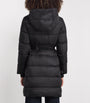 Max Mara Black Down Quilted Longline Jacket