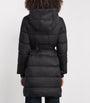 Max Mara Black Down Quilted Longline Jacket