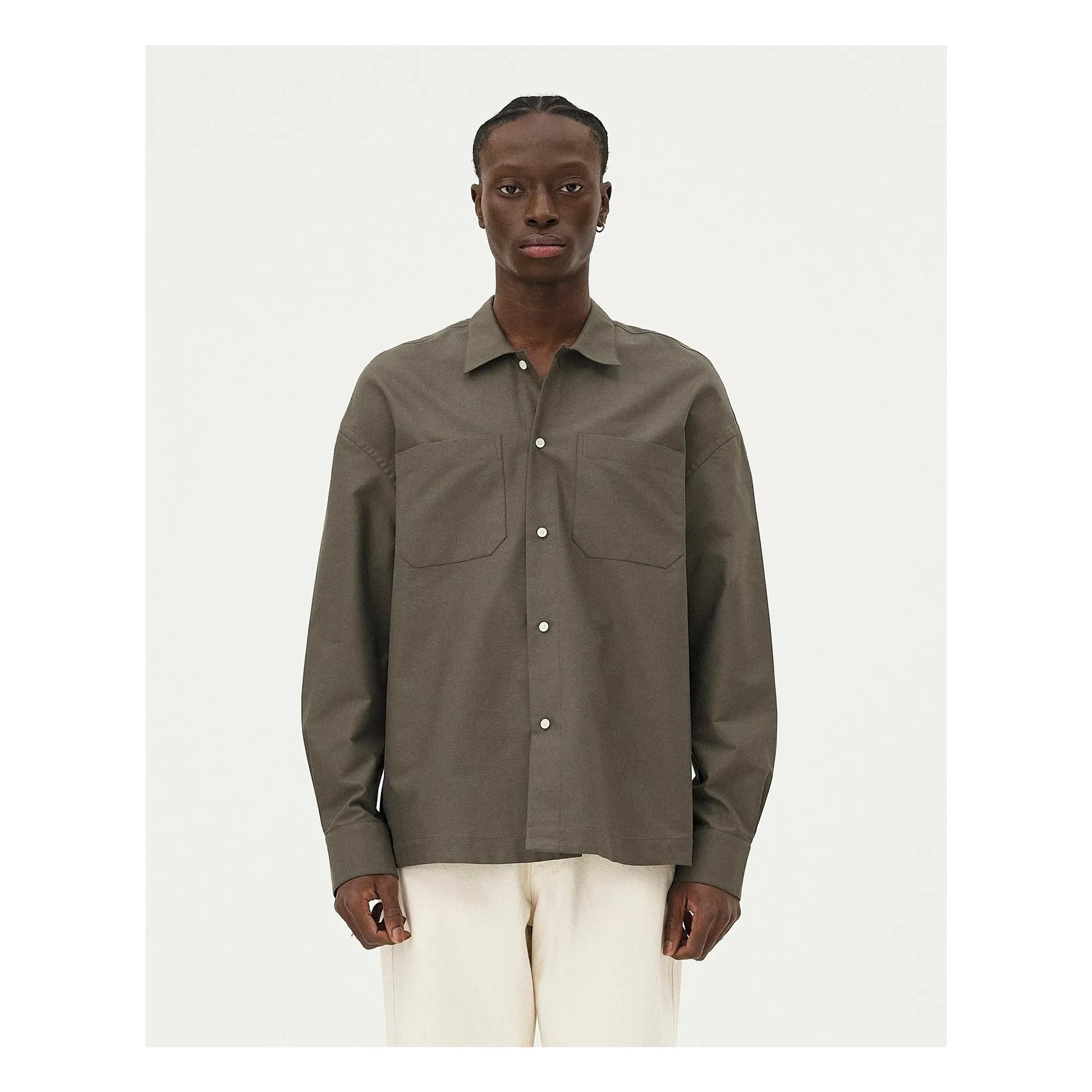 Noyoco - Bora organic cotton shirt | Khaki