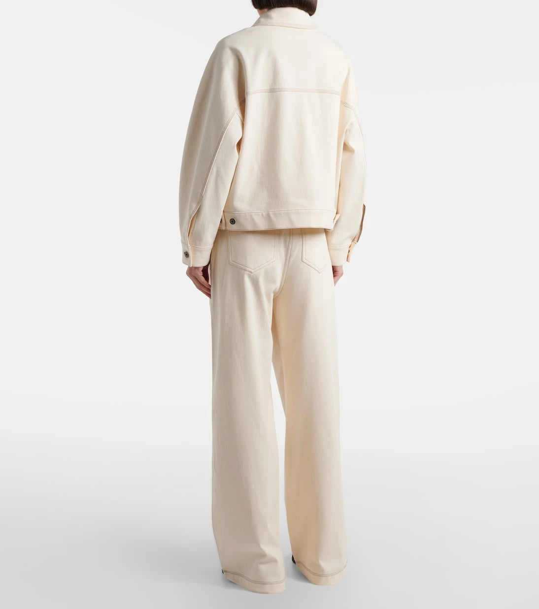 Max Mara - Pleated wide-leg jeans
