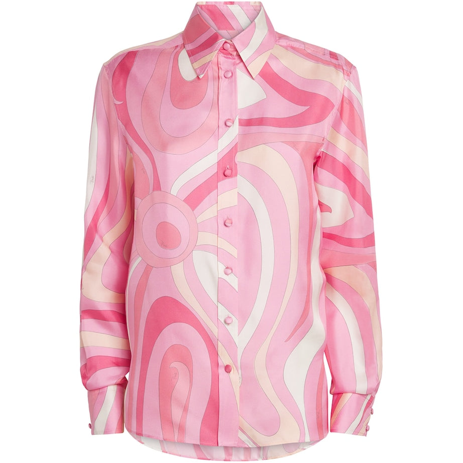 Multi Silk Printed Blouse