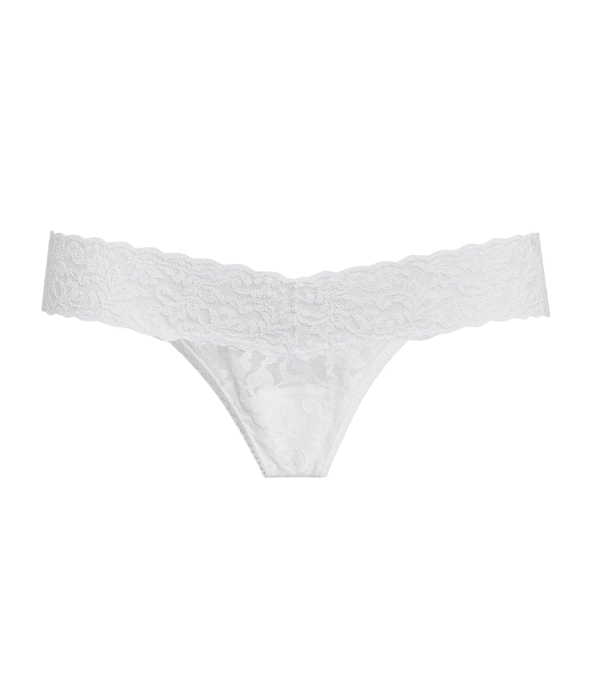 White Low-Rise Thong (Pack of 3)