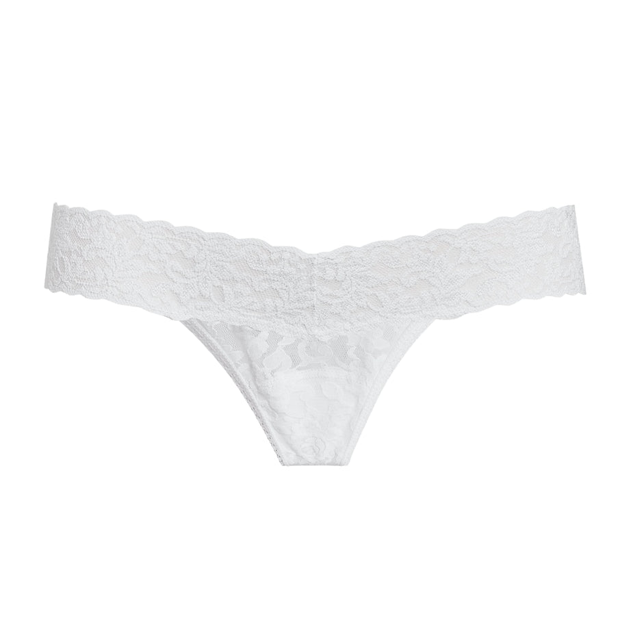 Hanky Panky White Low-Rise Thong (Pack of 3)