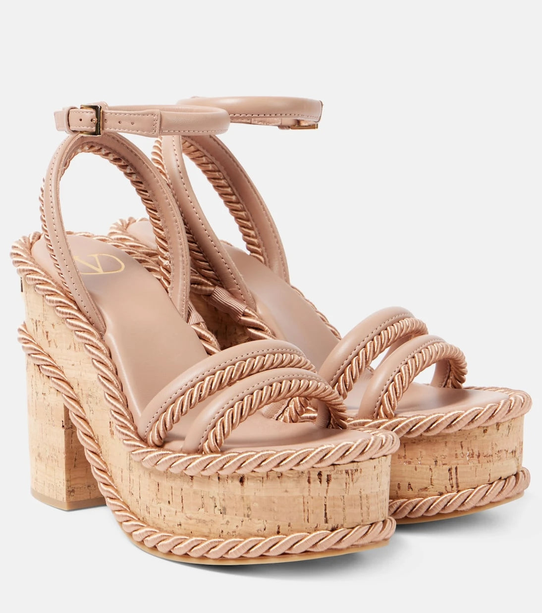 Valentino Garavani - VLogo Summerblocks leather platform sandals