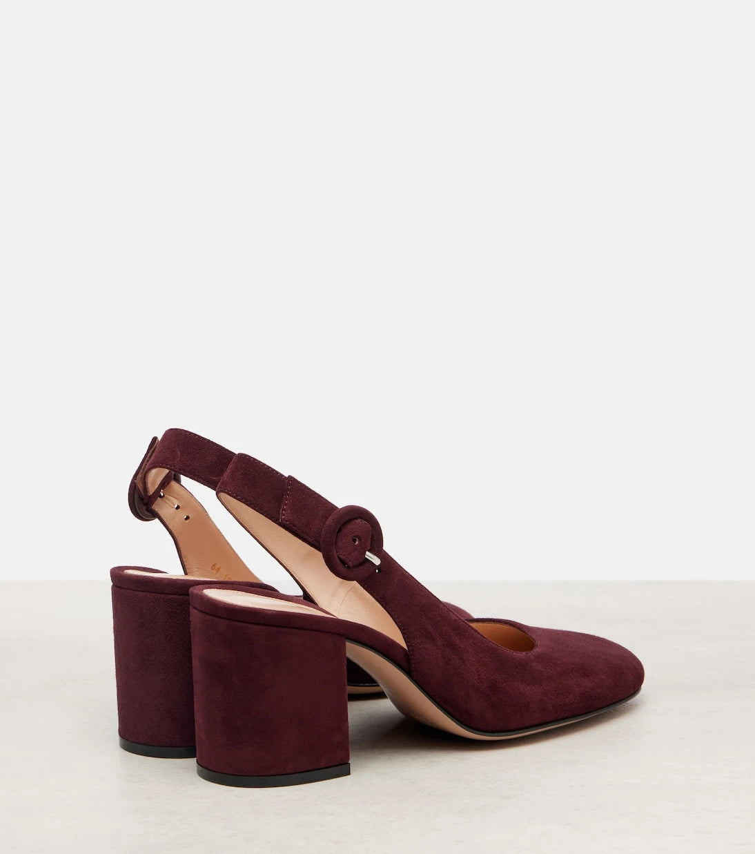 Gianvito Rossi - Joelle suede slingback pumps