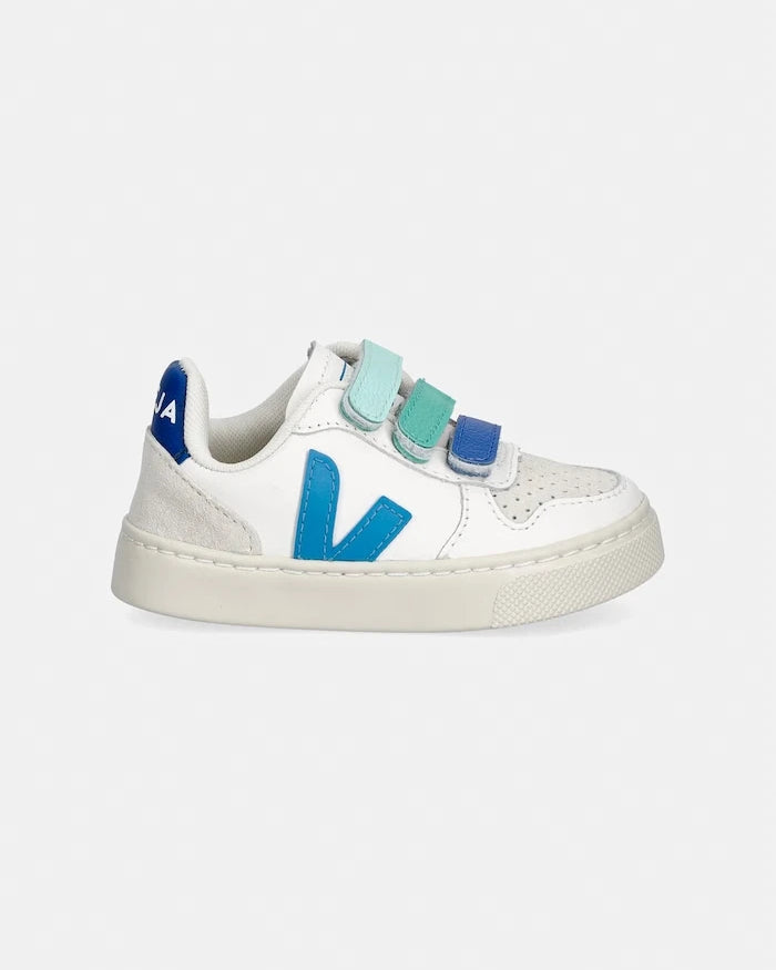 Veja Small V-10 çocuk deri spor ayakkabı