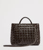 Bottega Veneta Grey Small Leather Andiamo Top-Handle Bag