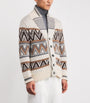 Isaia Beige Cashmere Cardigan